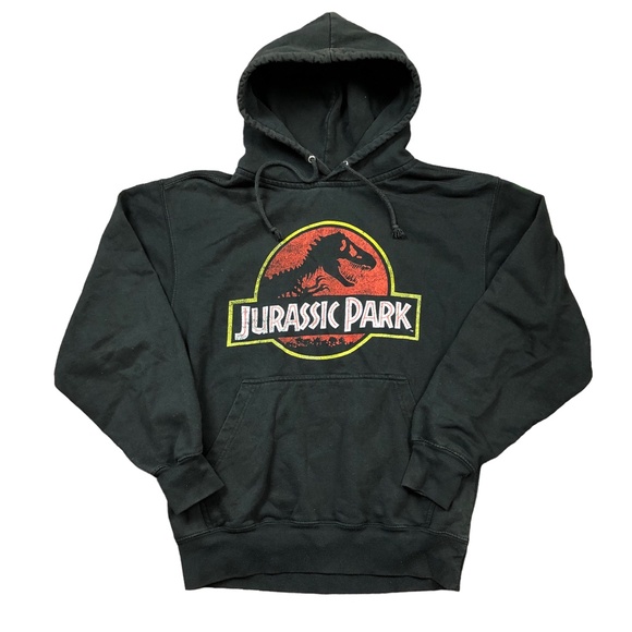Jurassic Park Vintage Y2K Universal Studios Gift Shop Souvenir Hoodie Mens Small - Picture 1 of 3